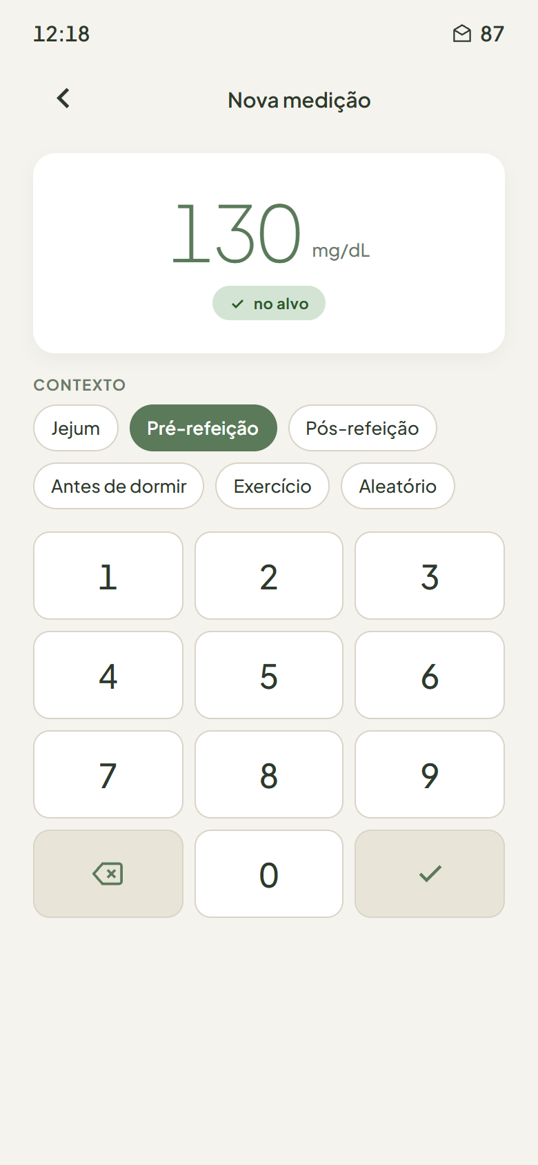 Logar medição